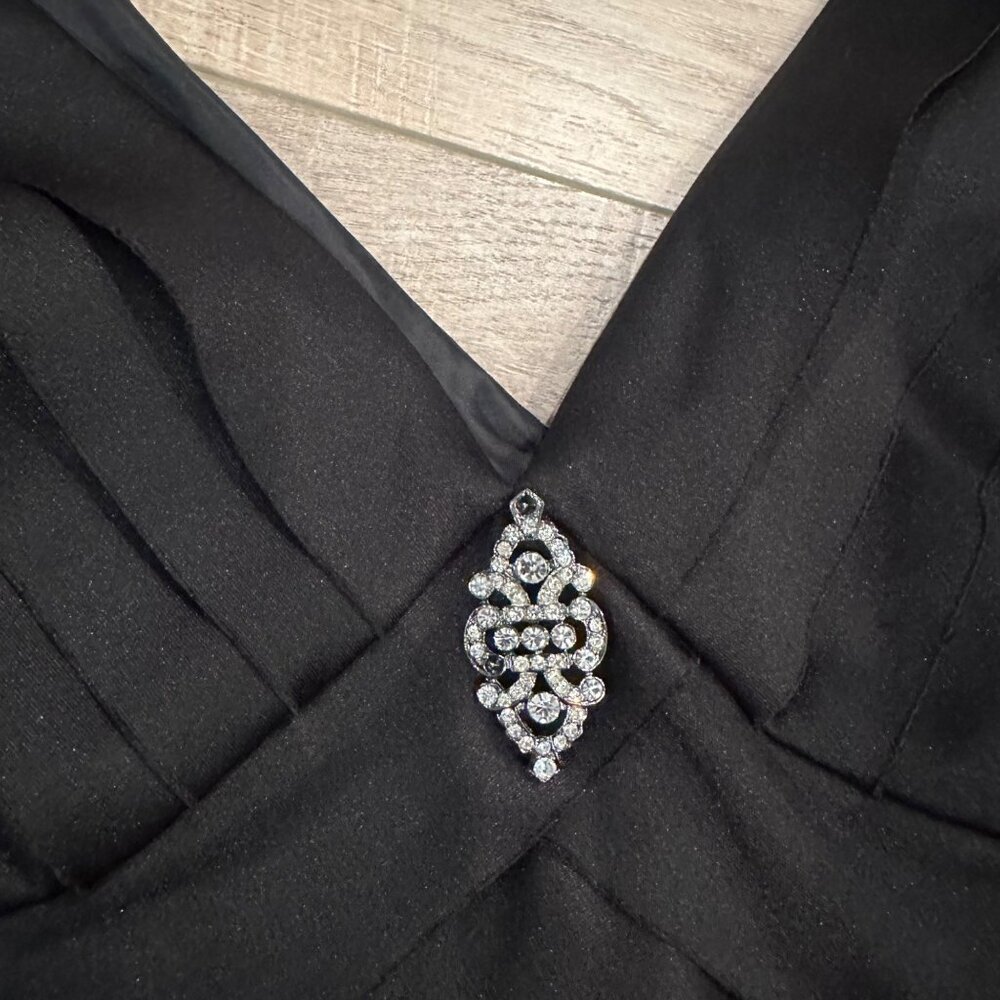 JONES WEAR WOMENS DRESS SIZE 10 BLACK NEW COCKTAIL PARTY - Picture 5 of 10